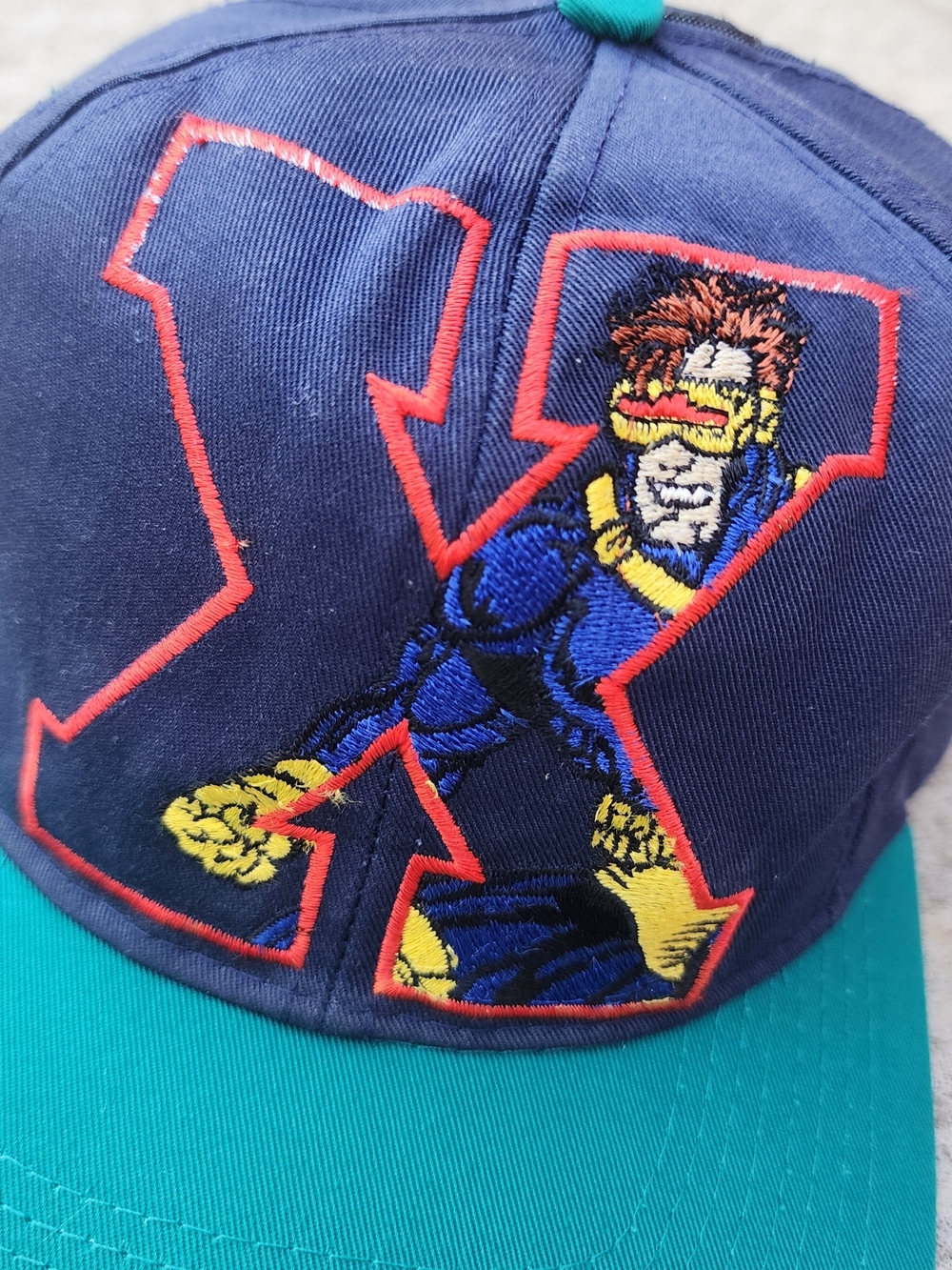 Vintage 90s 1993 X-Men Marvel Comics Cyclops Snapback Wolverine, Rare - Picture 4 of 12
